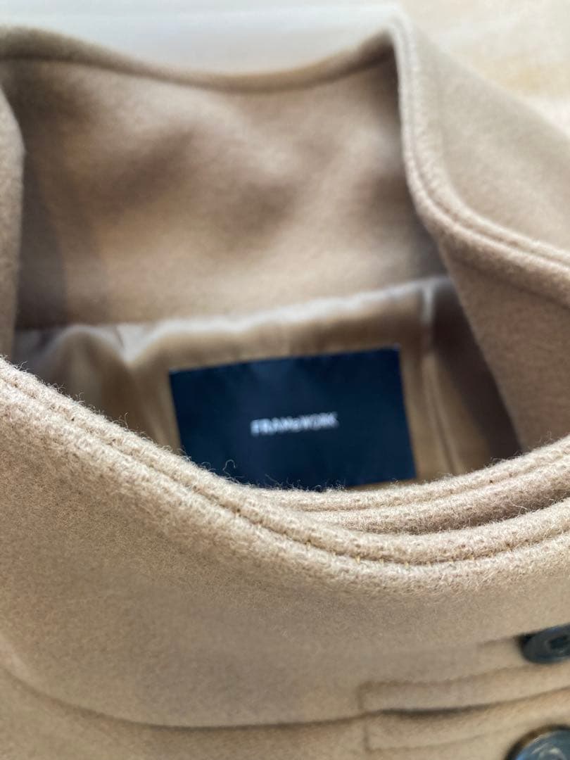 メルトンスタンドポンチョコート