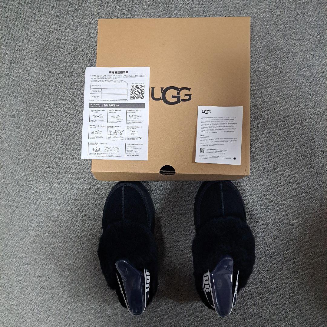 UGG ブラック スリッパサンダル