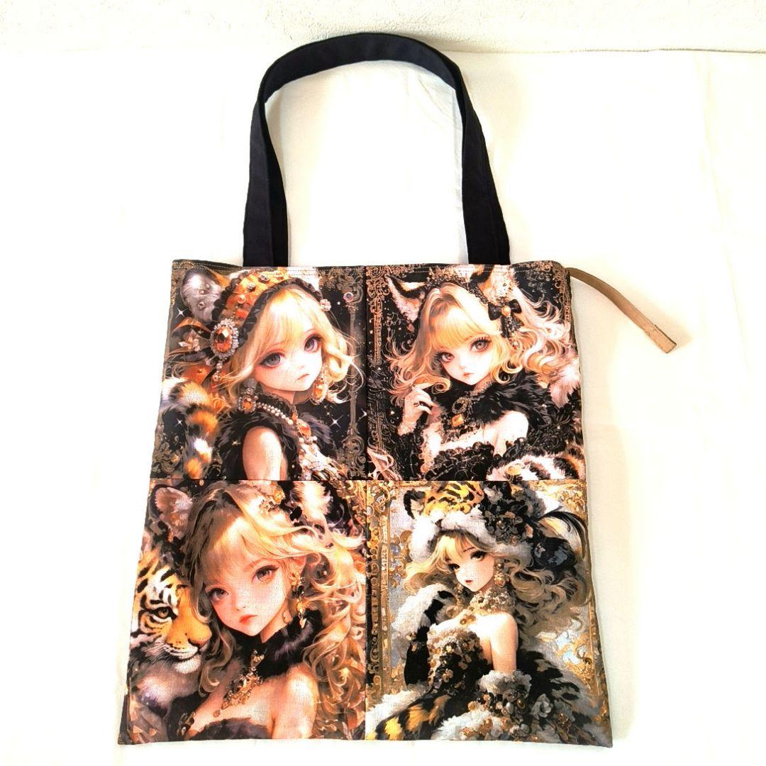 La luna様】ハンドメイドオーダー★女の子★ハンカチ&ポーチ&バッグ　7点