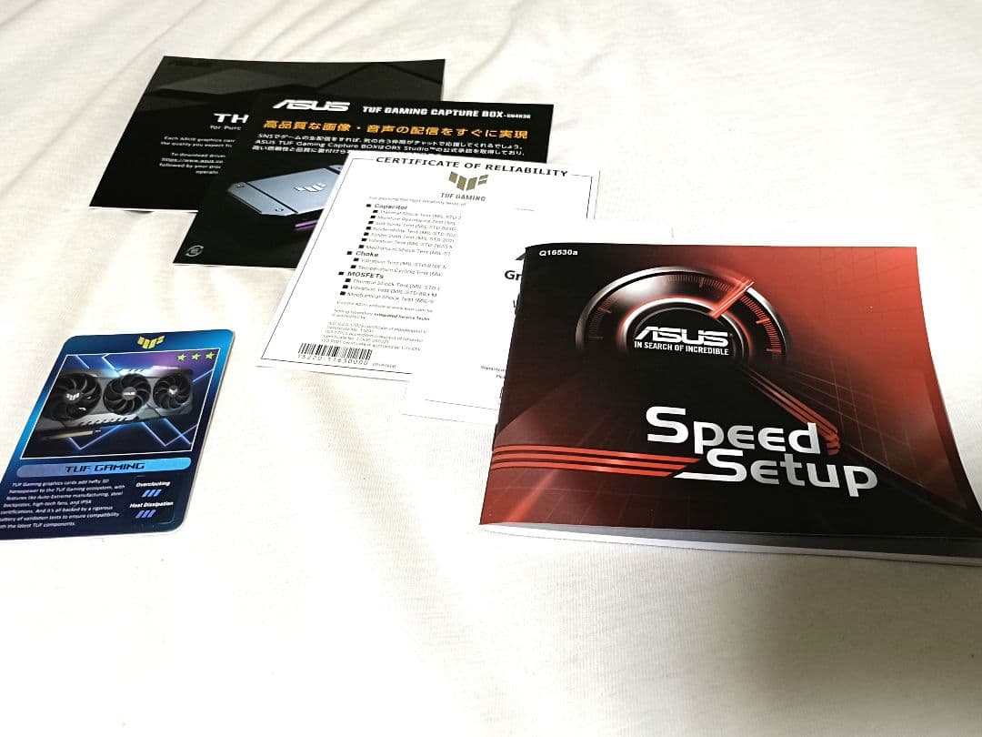 ASUS TUF-RTX3060-O12G-V2-GAMING（RTX3060）