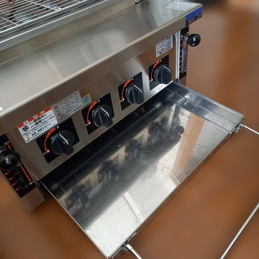MGKS-30 ステンレス製ガスグリル 4バーナー