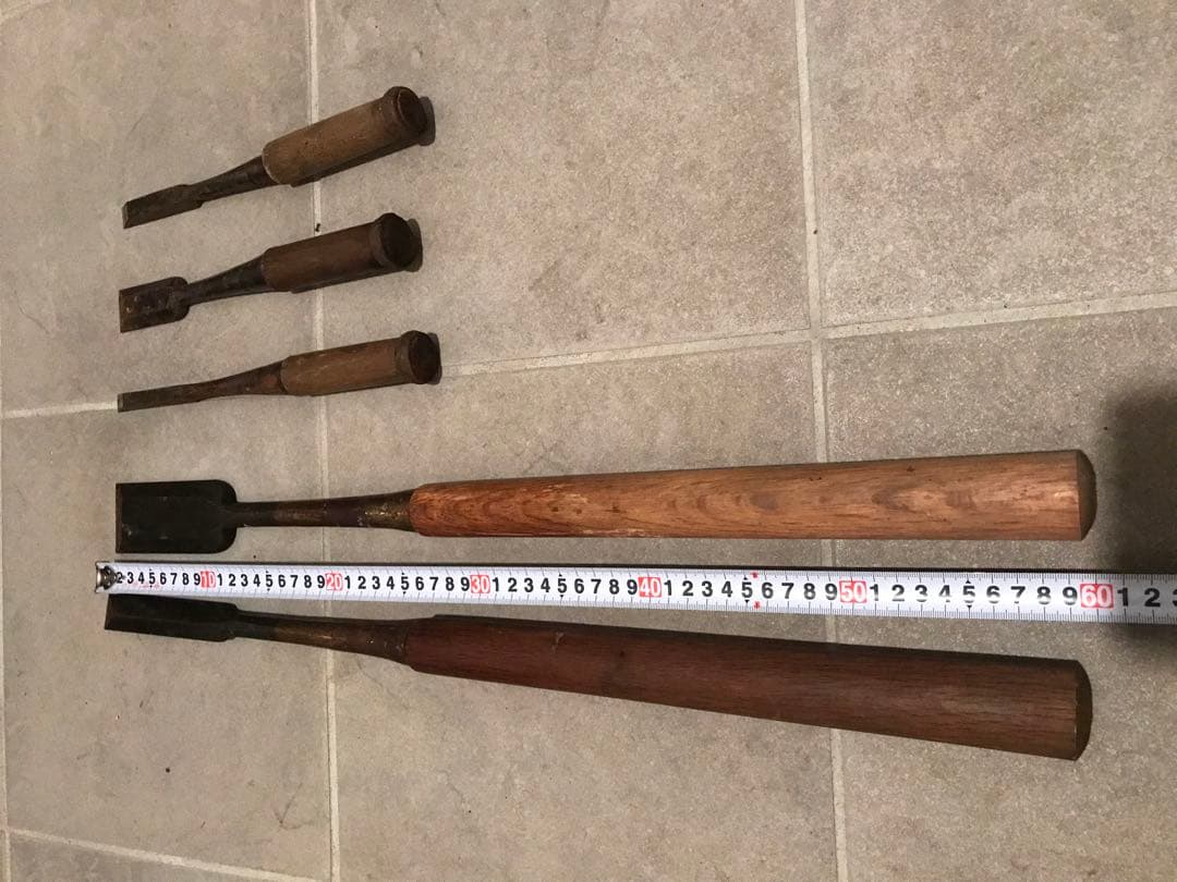 越市（新品）2本組　突鑿　大突鑿　正高1本　古佐吉1本鑿