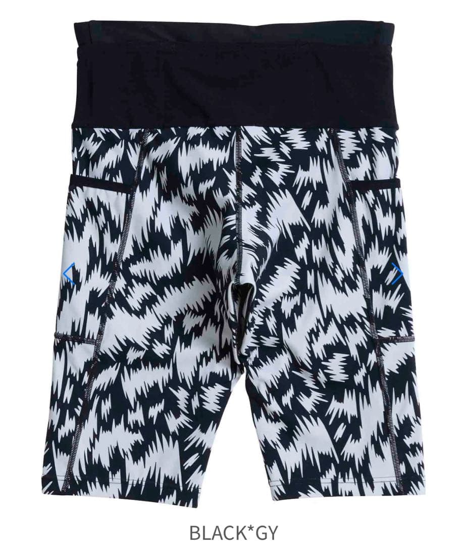 【未使用】SVOLMEビートマルチポケットミドルスパッツ BLACK＊GY S