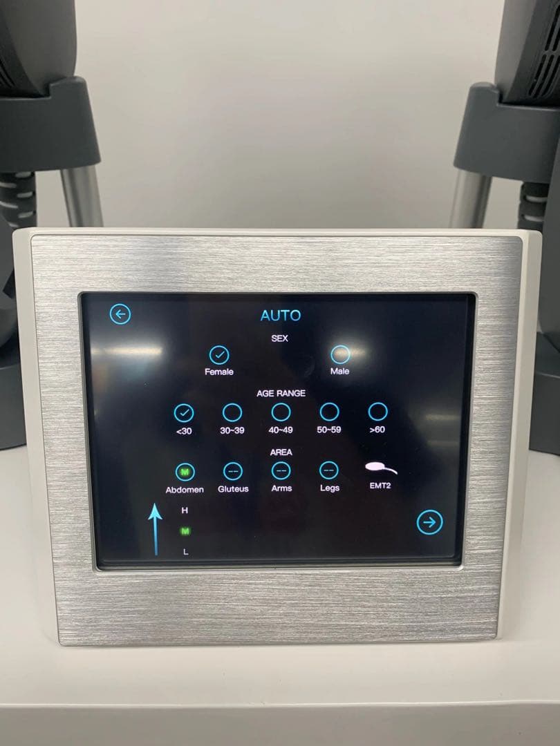 高強度電磁パルスエムスカルプト（4ハンド）