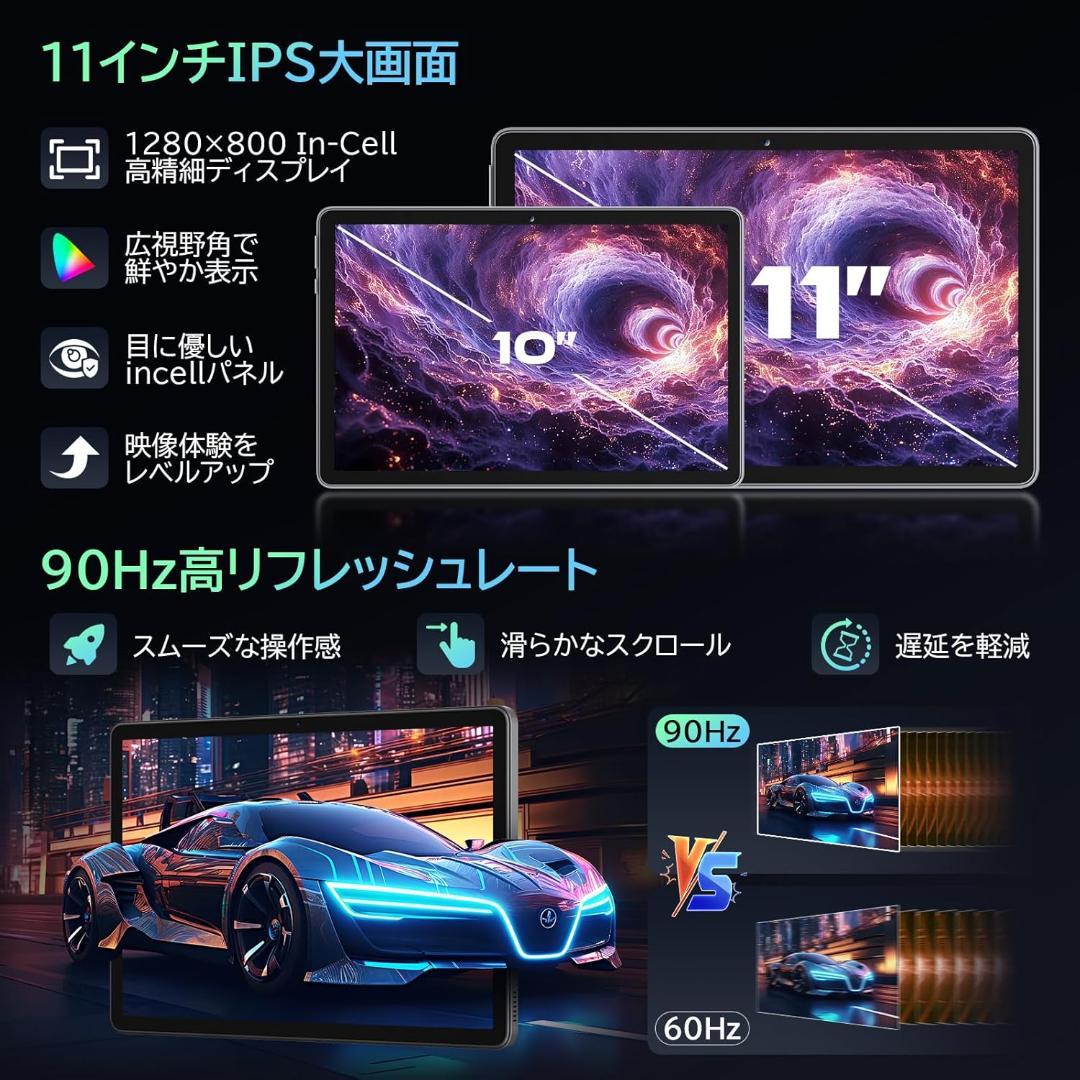 【訳あり】Android 16 タブレット11インチ wi-fiモデル 新品