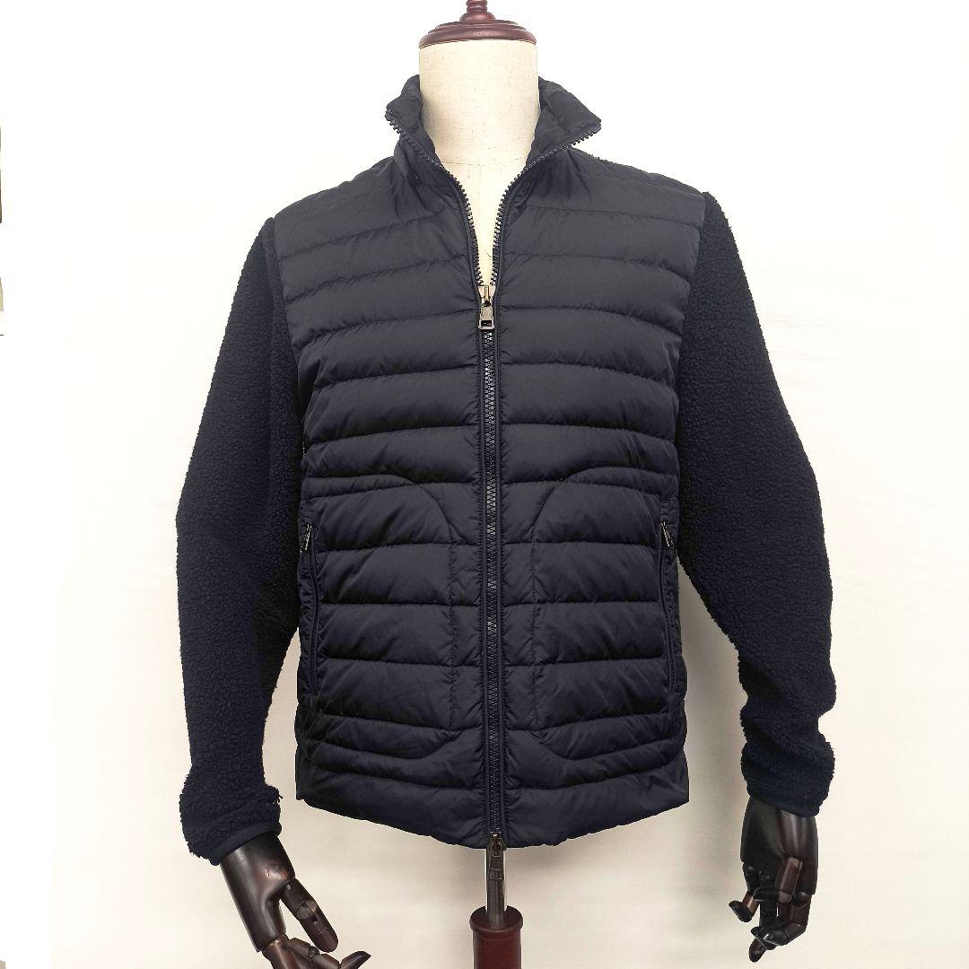 モンクレール L ダウン 切り替え ハイブリッド ジャケット カーディガン