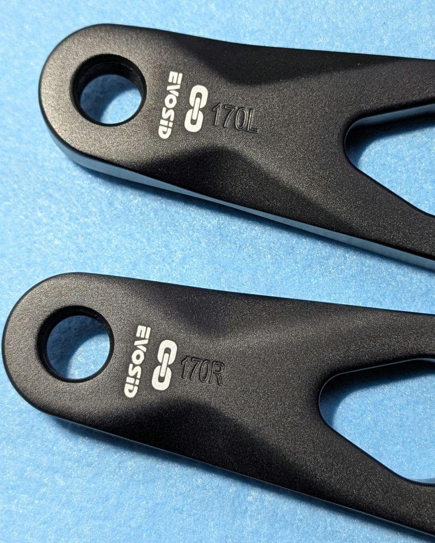 (BB付属)EVOSID cyber クランクアームセット ブラック 170mm