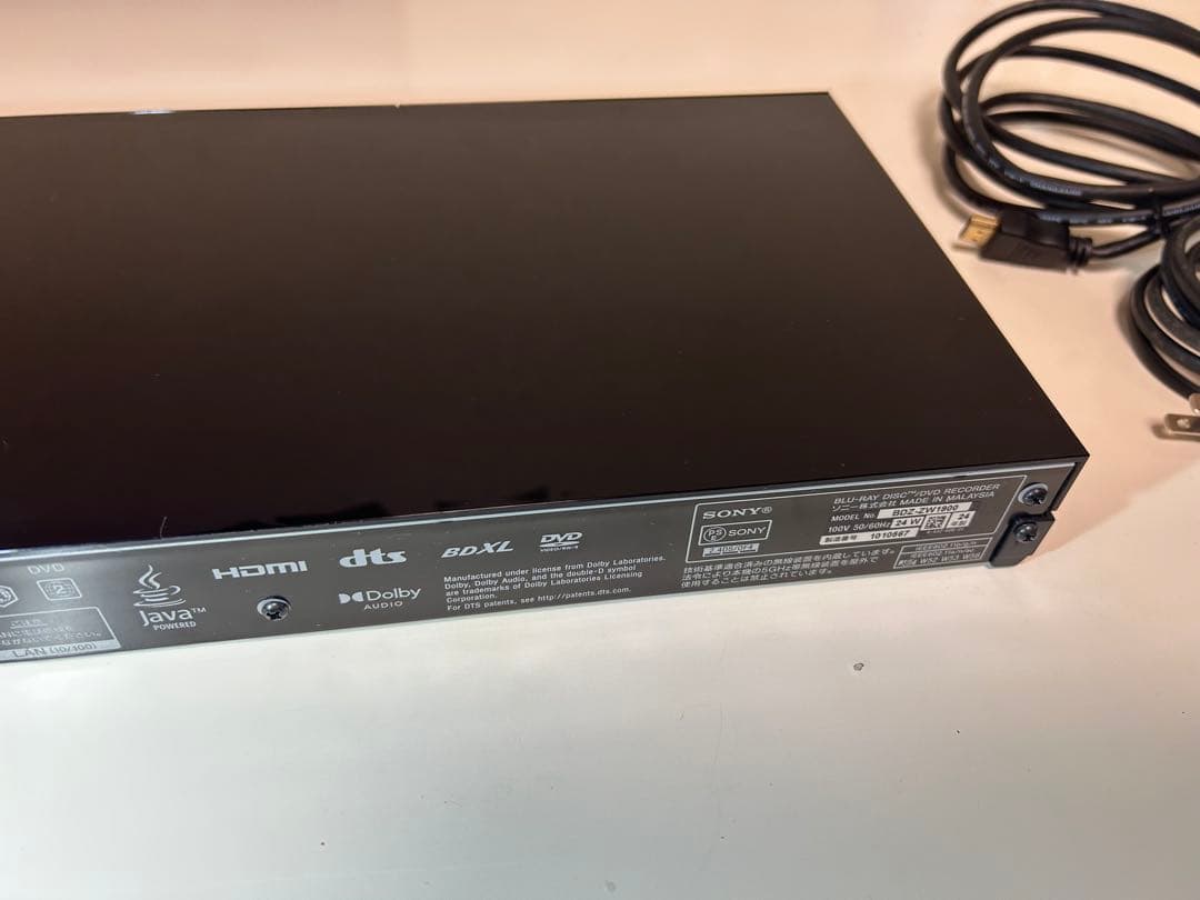 激安2024年製✨SONY BDZ-ZW1900ブルーレイレコーダー 4K対応✨