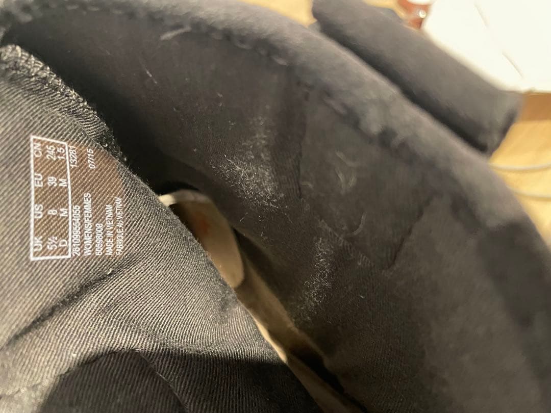 グレースエード 切り替えショートブーツ　サイズ5.5 日本24.5 cm