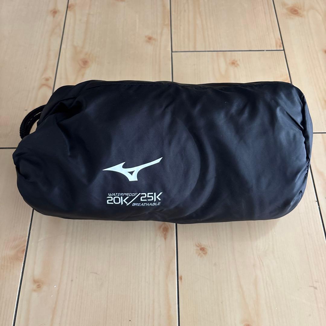 【ミズノ】【Mizuno】高機能ゴルフ用レインウェア　※未使用、キャップ付き
