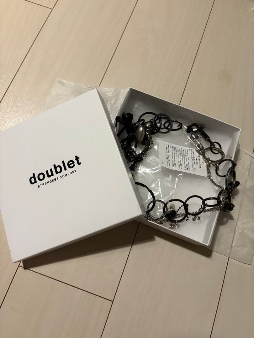小物 doublet KEY CHAIN BLACK