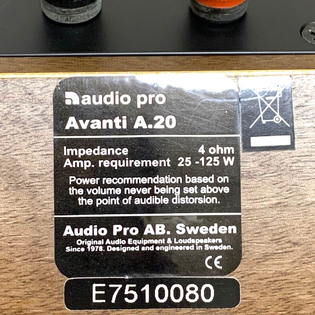 【希少品】スウェーデンaudiopro AVANTI A-20センタースピーカー