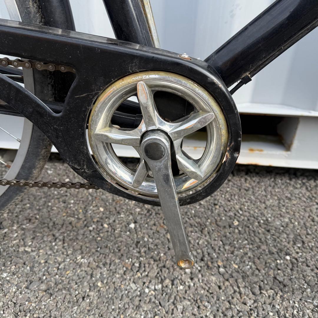 みき　街乗り用自転車 26インチ カゴ/鍵/オートライト/6段変速付