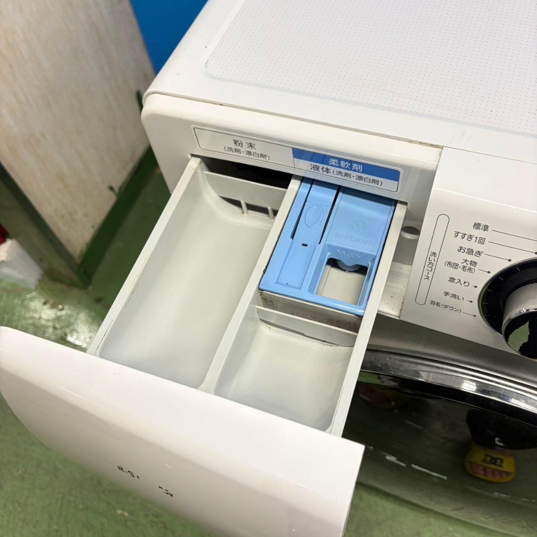 722 洗濯機　ドラム式　左開き　極美品　容量7.5キロ　冷蔵庫も有　半年保証付