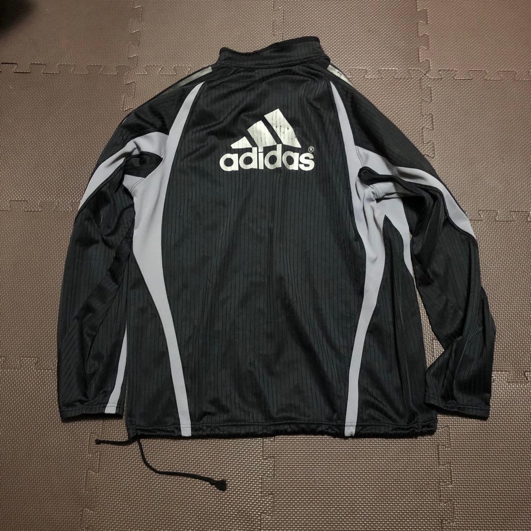 00's adidas ジャージセットアップ 上下 メンズ ブラック グレー