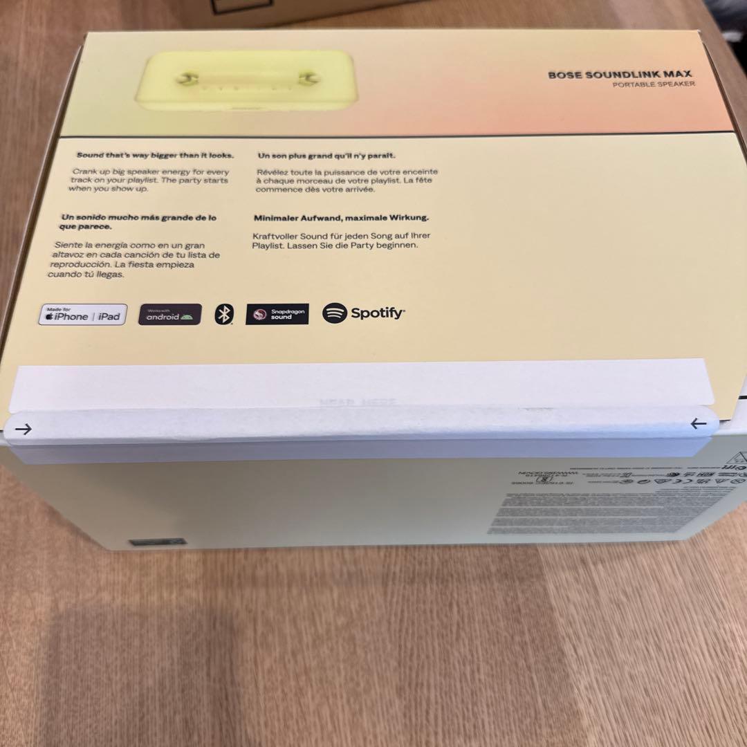 スピーカー・ウーファー BOSE SoundLink Max Portable Speaker