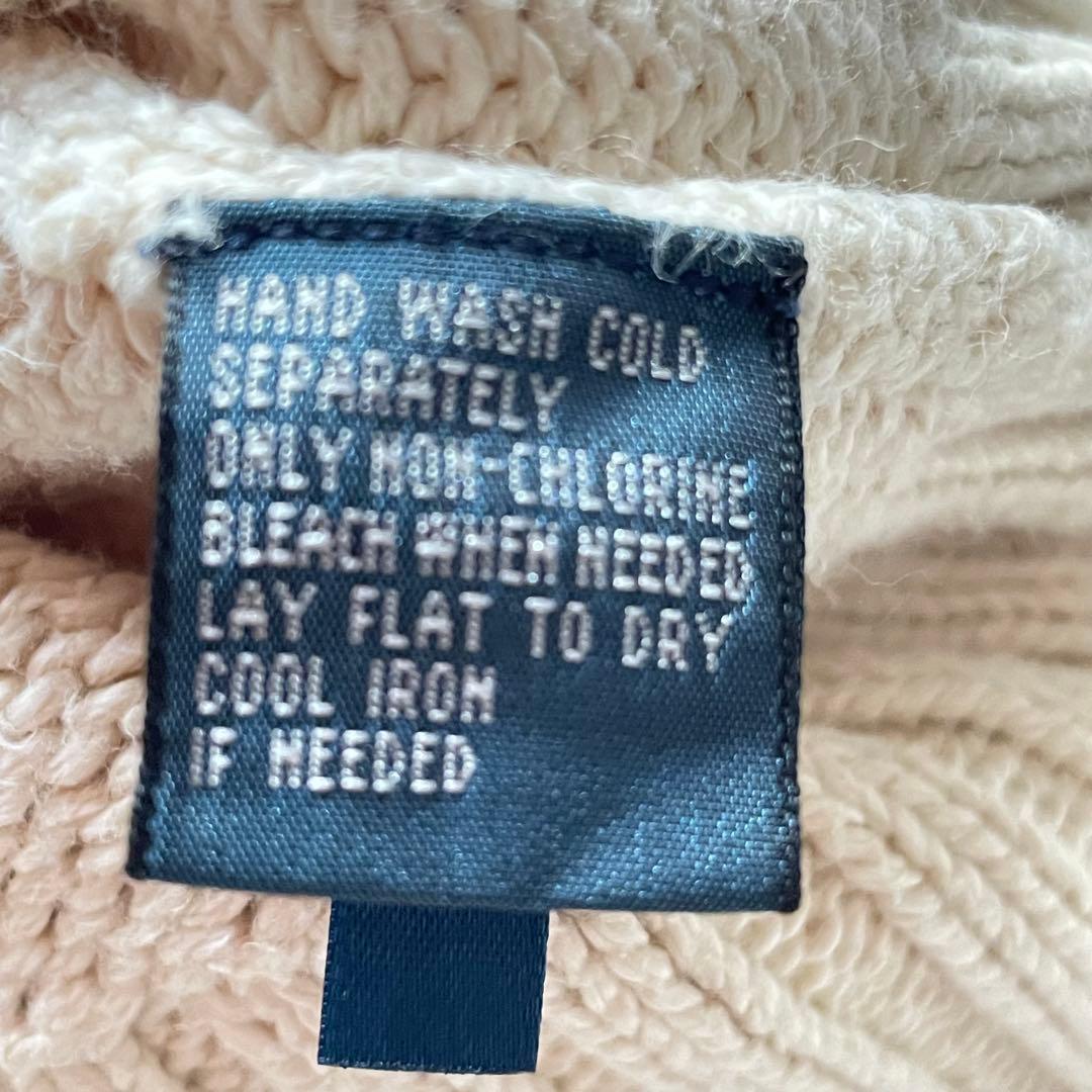 希少　美品　ポロバイラルフローレン　XL ハーフジップニット　コットン　ポニー