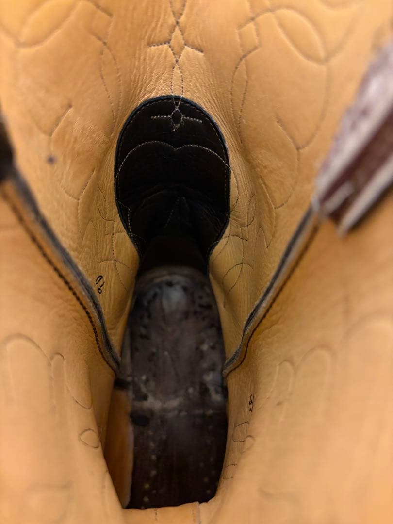 Rios of Mercedes オーストリッチ ウエスタンブーツ 9D