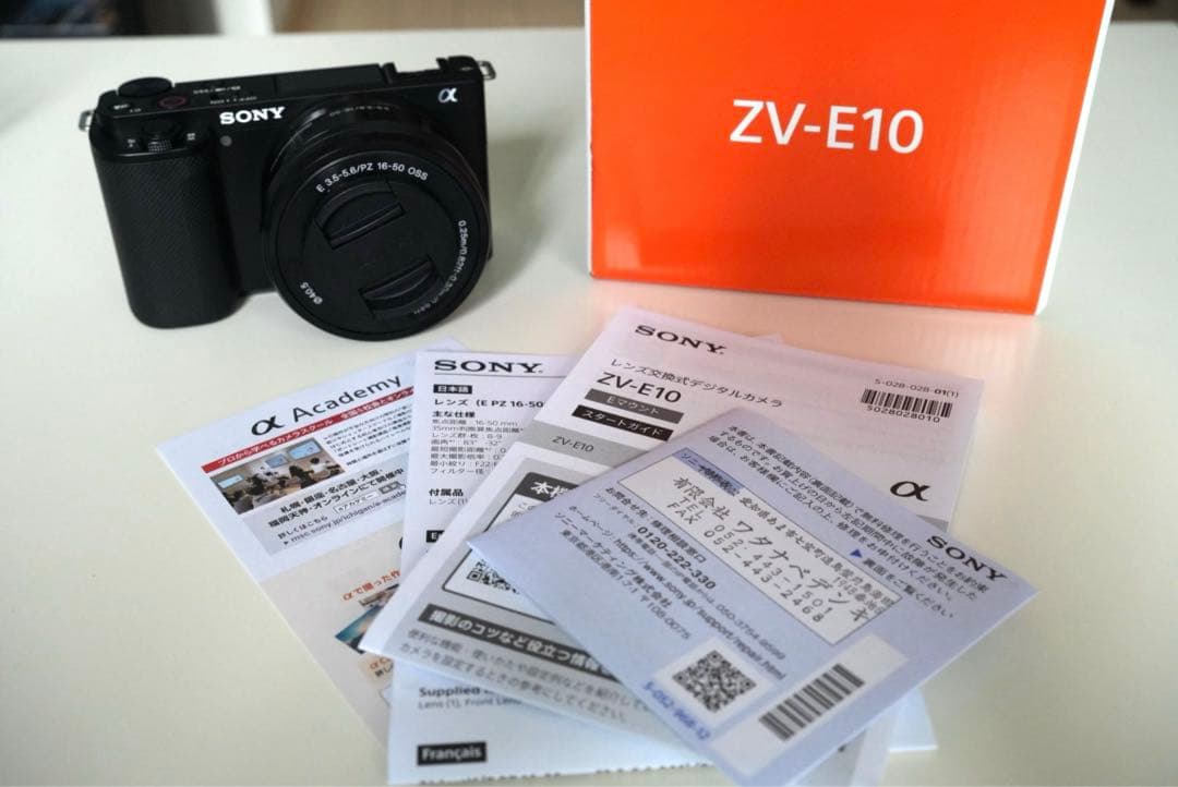 ［美品］SONY ZV-E10 ブラック