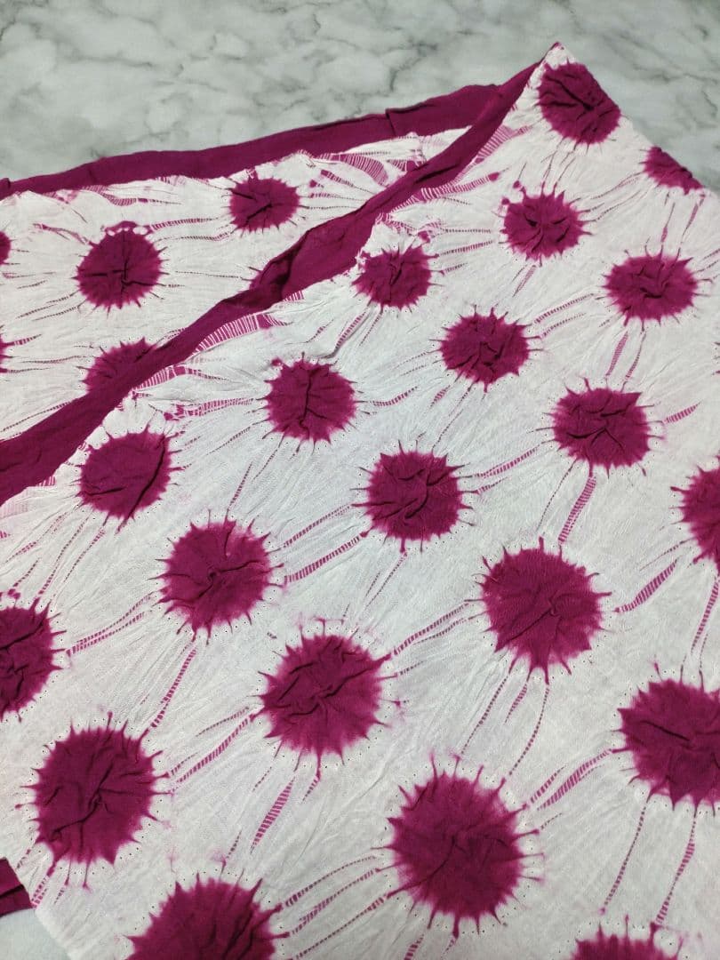 新品未使用　撫松庵　ふりふ　帯リボン　兵児帯　マゼンダ　24,200円