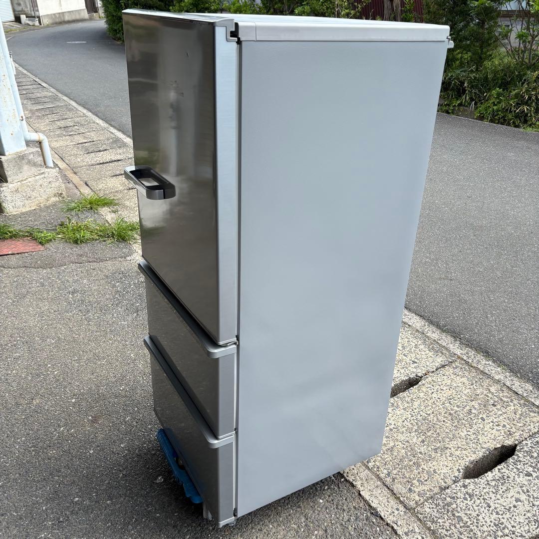 【福岡】AQUA ノンフロン冷凍冷蔵庫 AQR-27J(S) 272L 2020