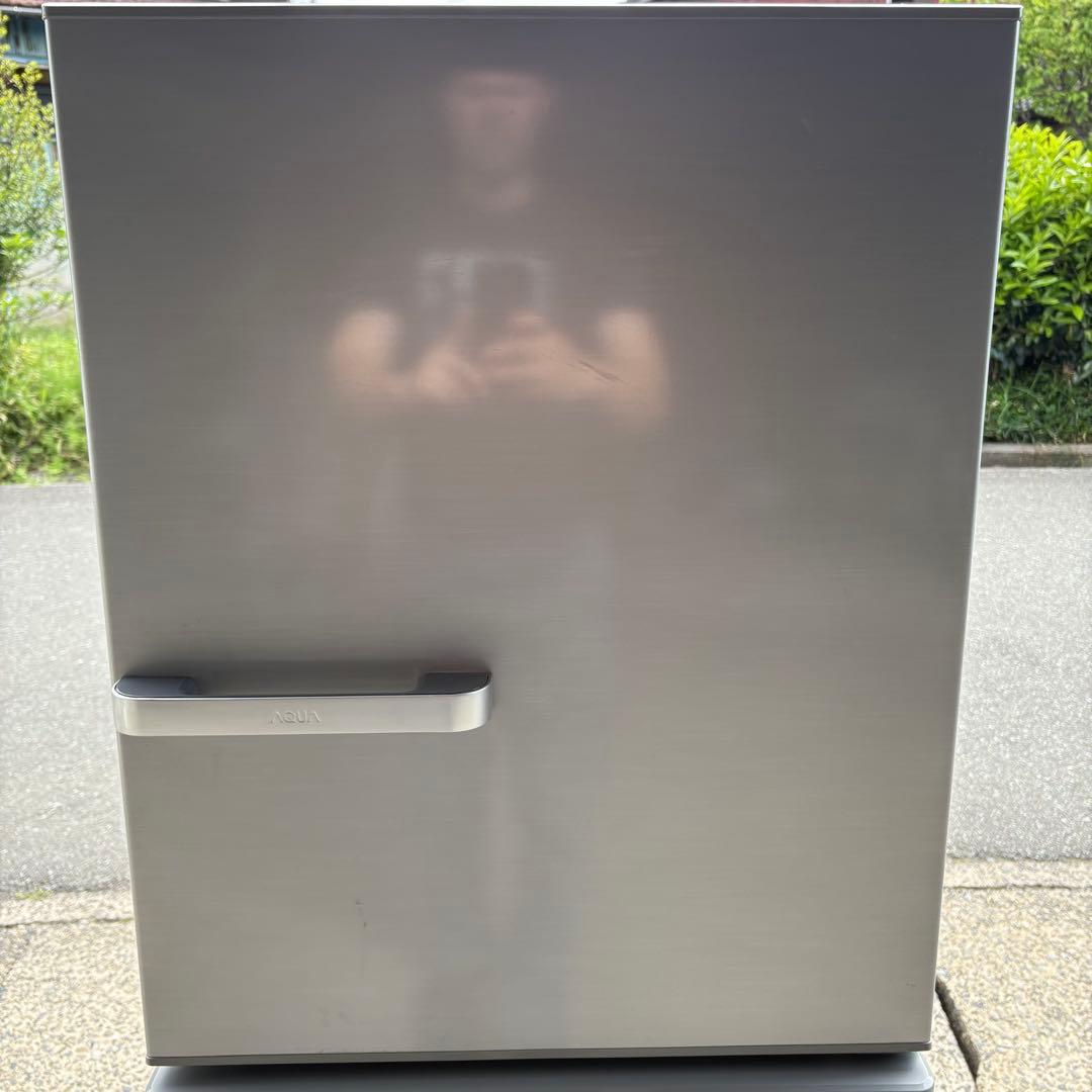 【福岡】AQUA ノンフロン冷凍冷蔵庫 AQR-27J(S) 272L 2020
