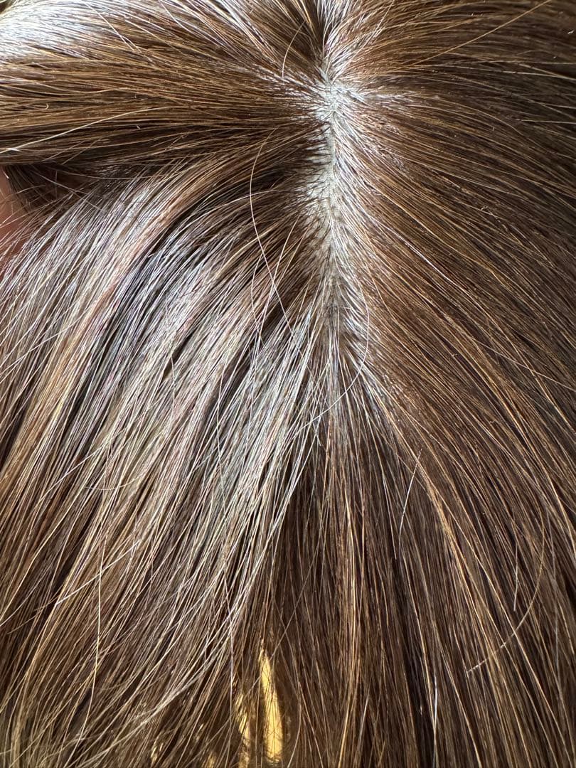 プレミアムロング ストレートウィッグ ヘアピース　8×13cm