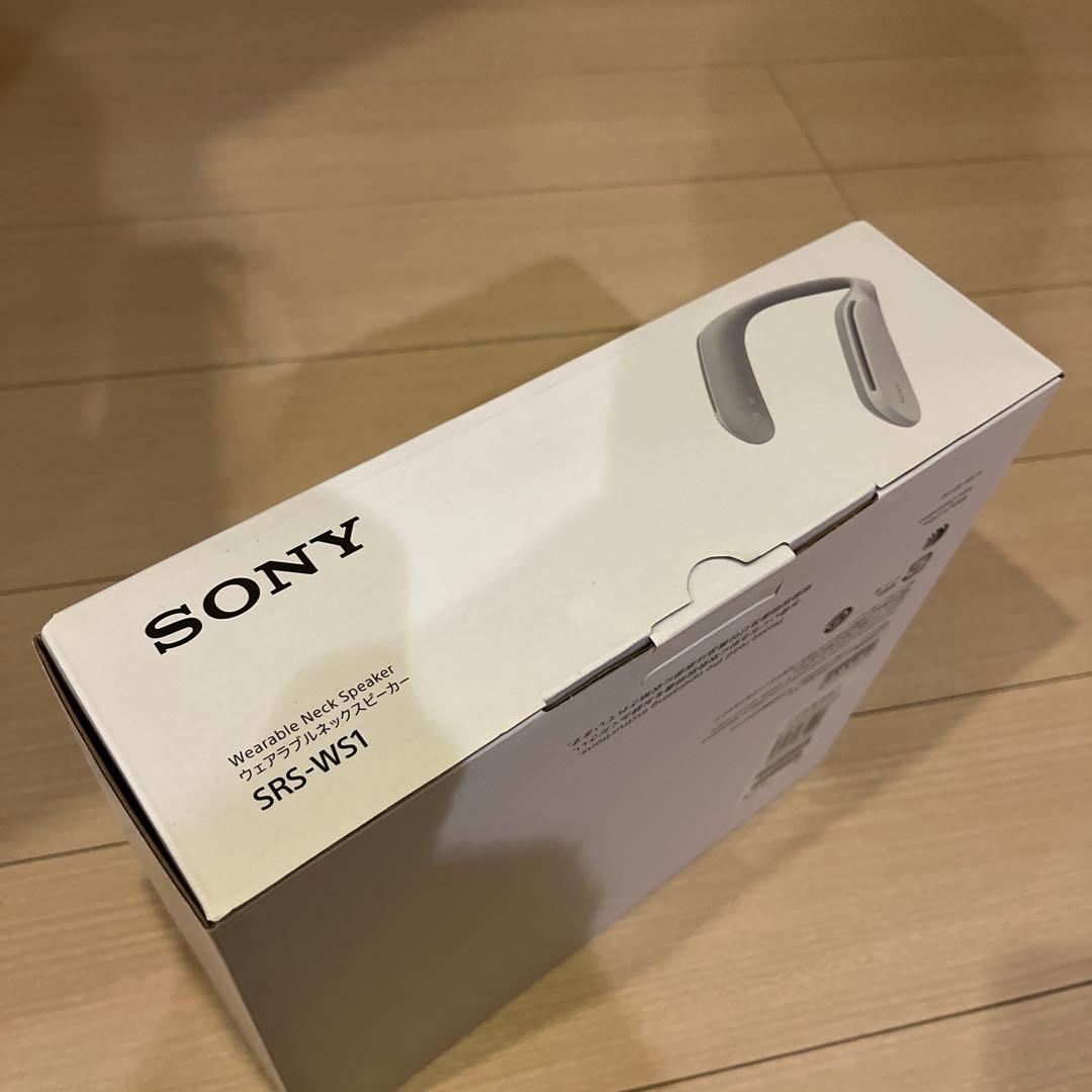 【美品】SONY ウェラブルネックスピーカー　SRS-WS1