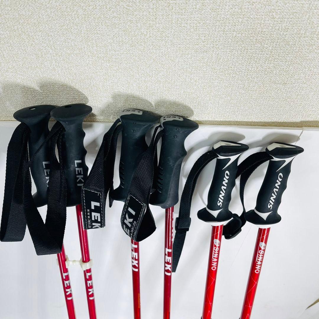 LEKI SINANO スキーストック まとめ売り