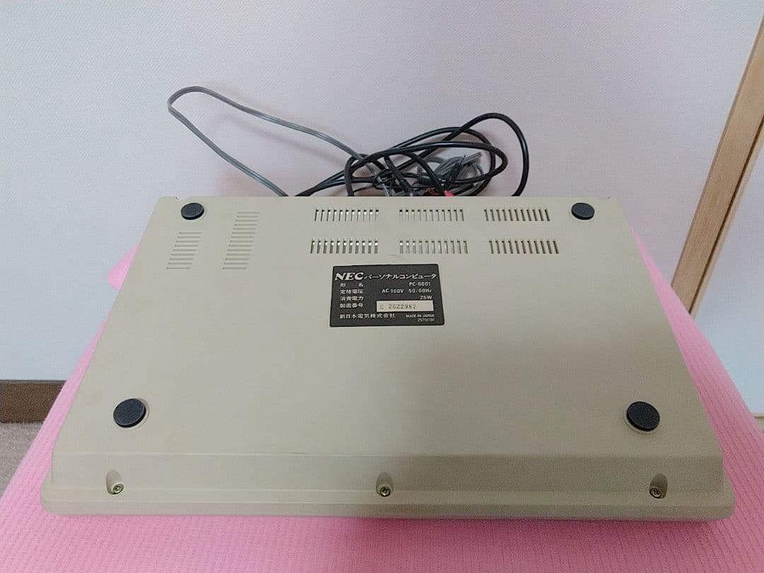 昭和レトロパソコン NEC PC-6001 レコーダ PC-6082 ジャンク品