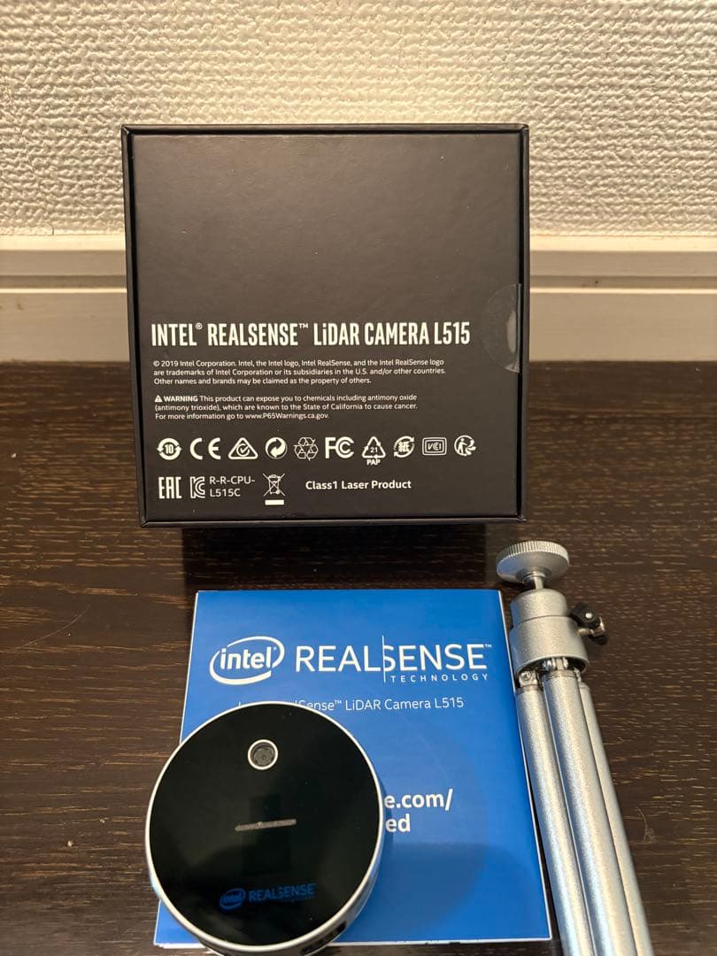Intel realsense L515 LiDAR カメラ