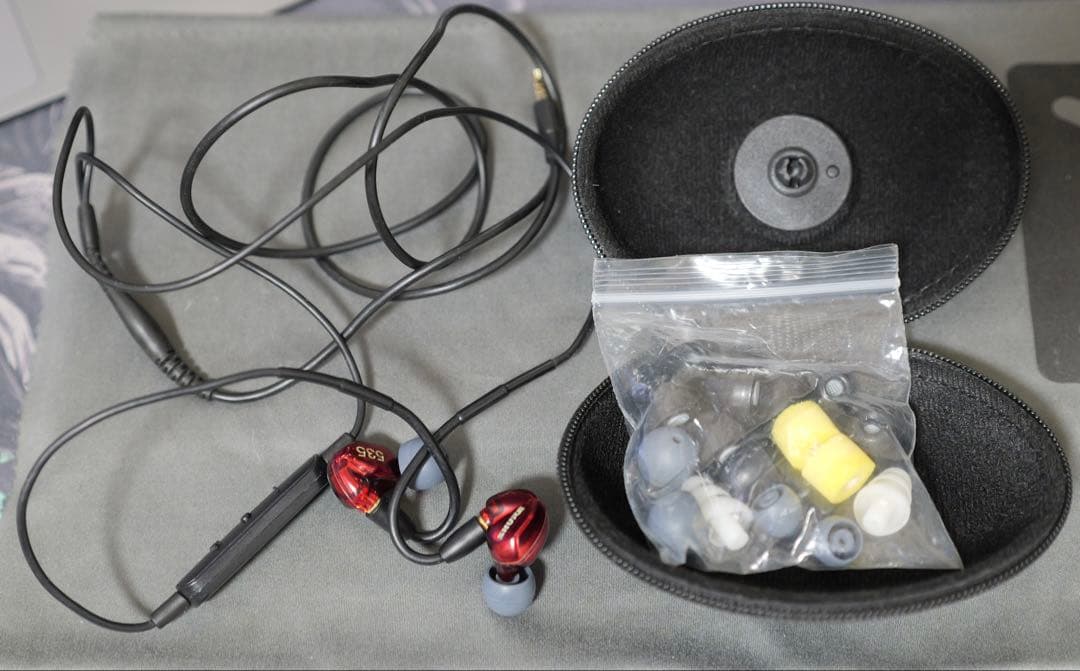 SHURE SE535LTD MMCX 有線イヤホン レッド