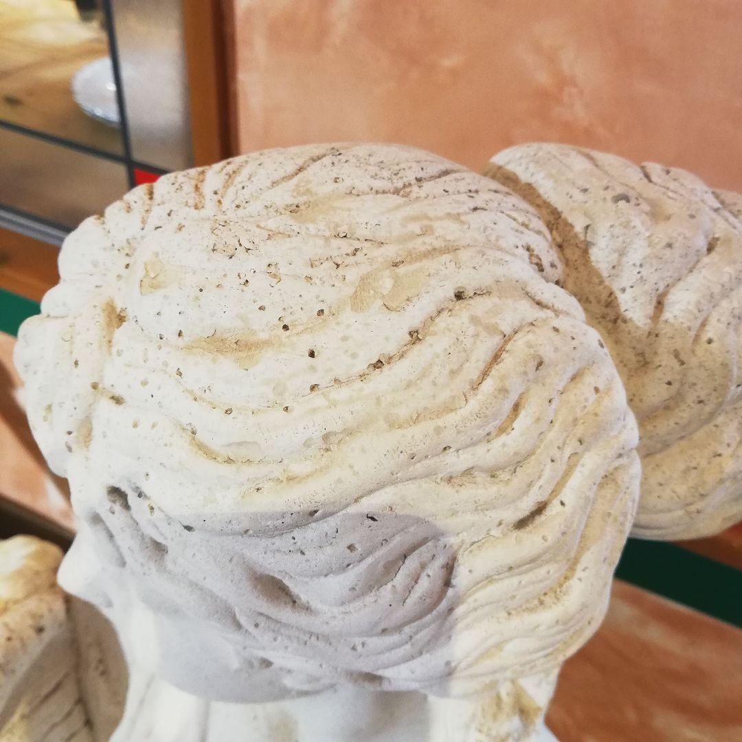 ◇自社配送限定◇デコールガーデン　イタリア製　大理石『花かご少女』