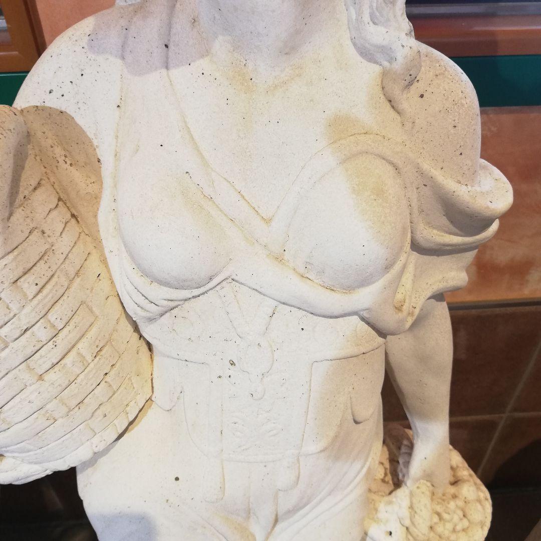 ◇自社配送限定◇デコールガーデン　イタリア製　大理石『花かご少女』