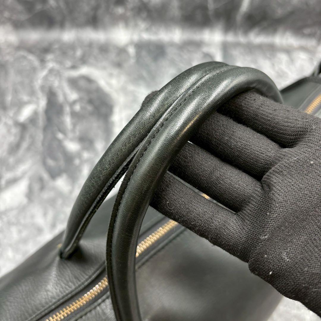 美品 ソメスサドル ビジネスバッグ オールレザー 大容量 ブラック