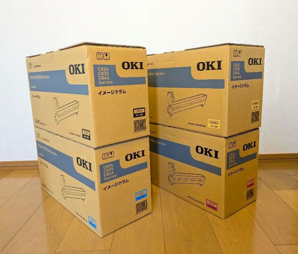 OKI イメージドラム C824/C835/C844 4色セット