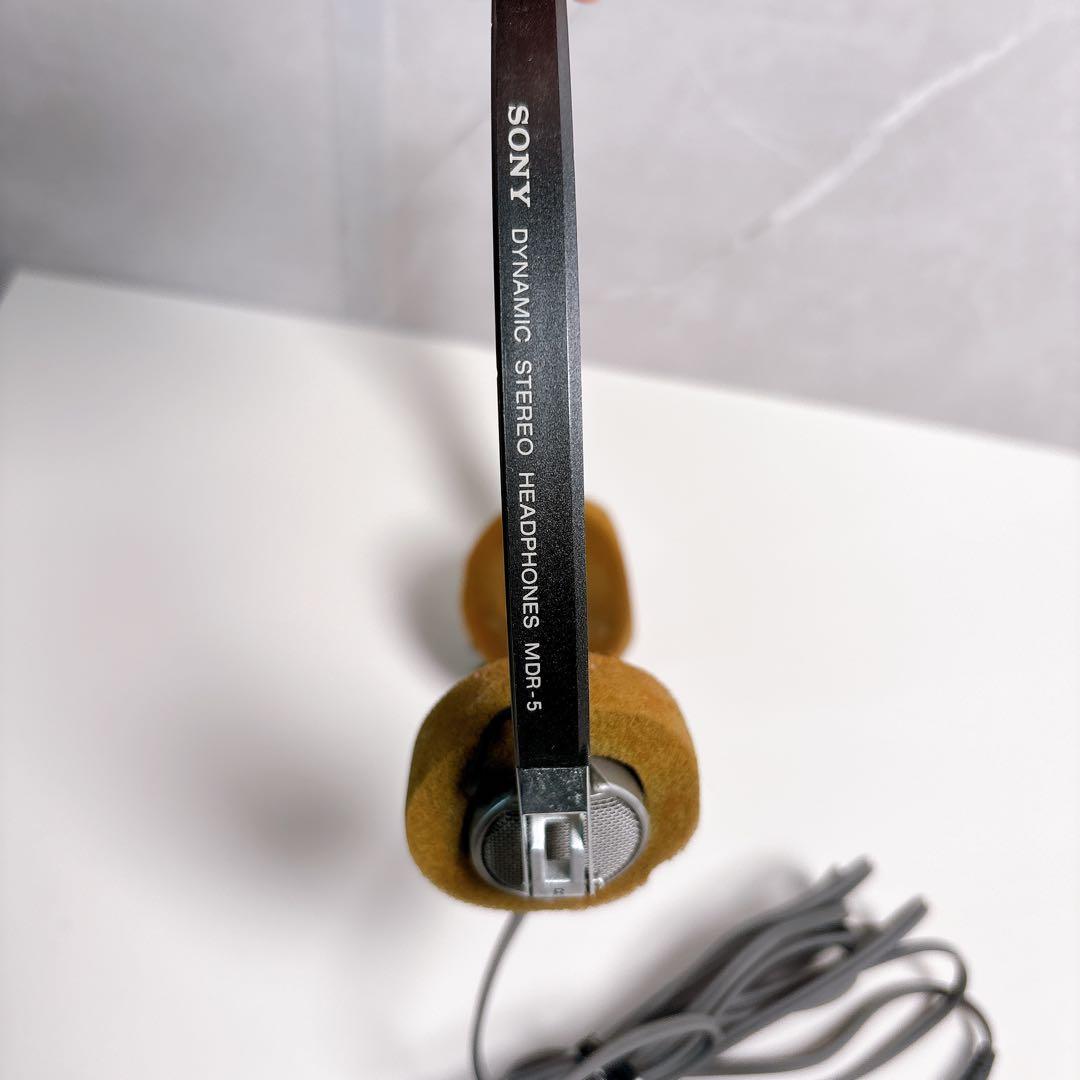 極美品・完全動作品】SONY MDR-5 \"HAIR\" 付属品完備 予備パッド付