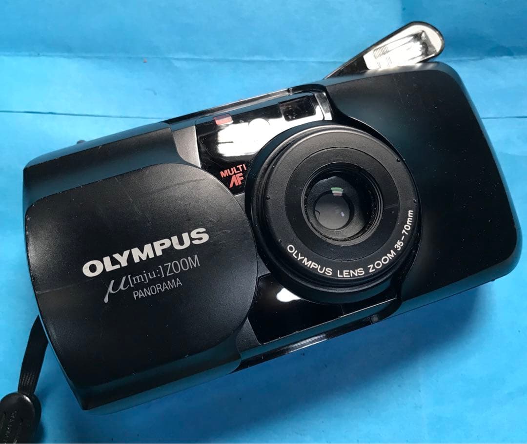 【動作OK・電池付き】OLYMPUS μ[mju:] ZOOM PANORAMA