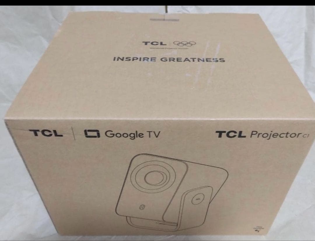 TCL C1 GTV ポータブルプロジェクター ネイティブ1080P対応