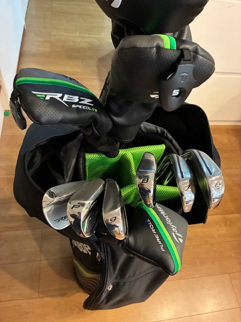 【美品】テーラーメイドRBZスピードライト メンズクラブ10本セットFLEX S