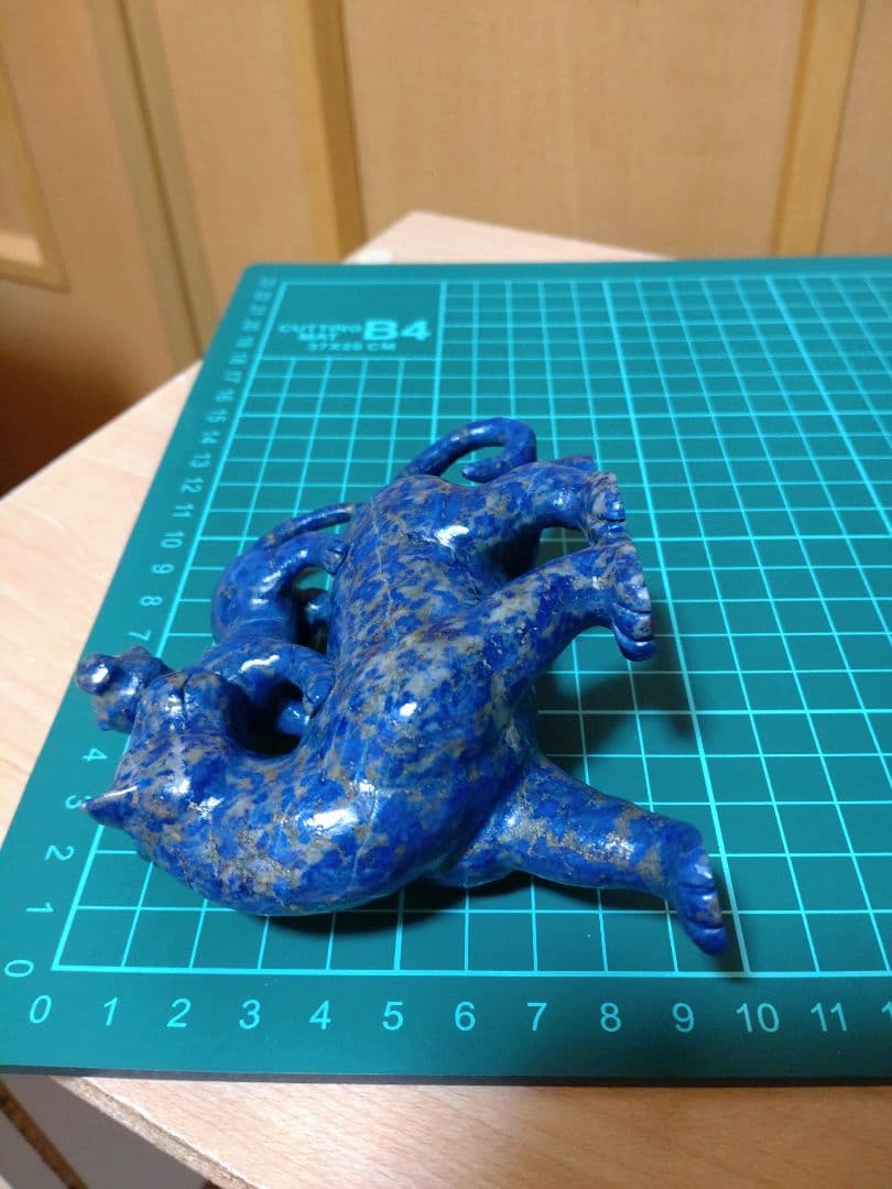 虎の親子/ラピスラズリ（瑠璃）