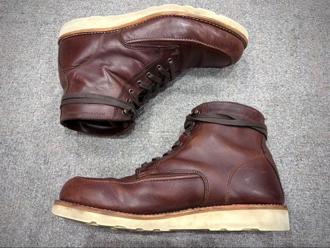 USA製WOLVERINE 1000マイルブーツ◆ホーウィン社レザー10.5D