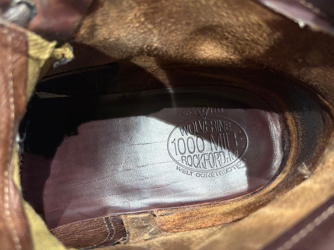 USA製WOLVERINE 1000マイルブーツ◆ホーウィン社レザー10.5D