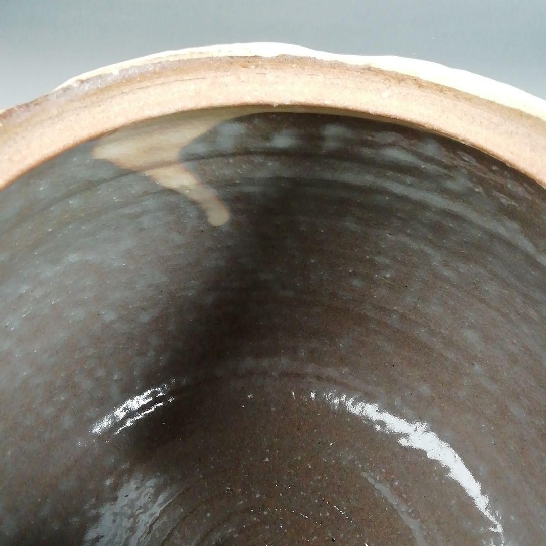 Ｗ２３３　水指　『萩焼』『都野栖雲 作』　共箱　茶道具