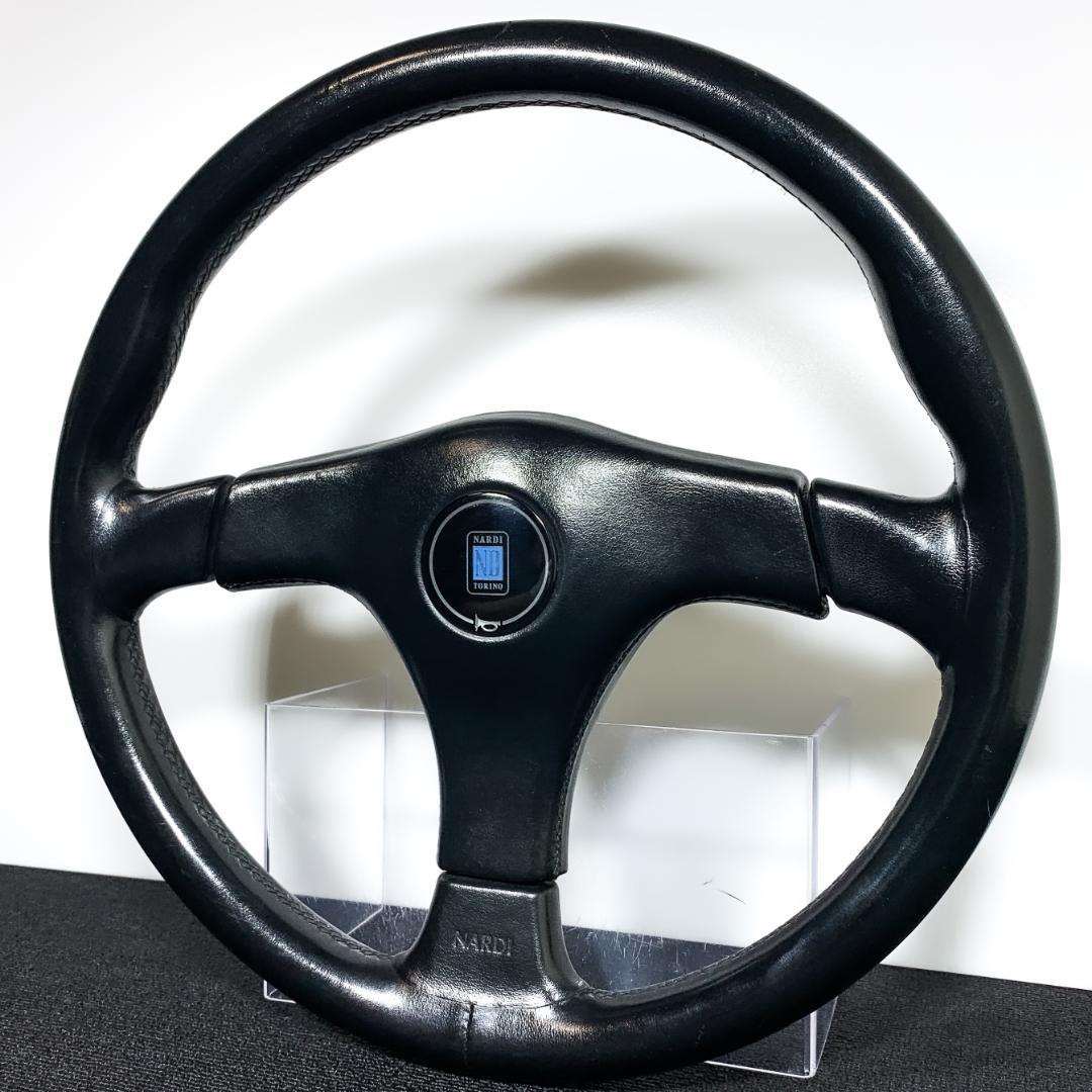 ナルディ ガラ3 タイプ3 ブラックレザー ステアリング 36.5φ 正規 良品