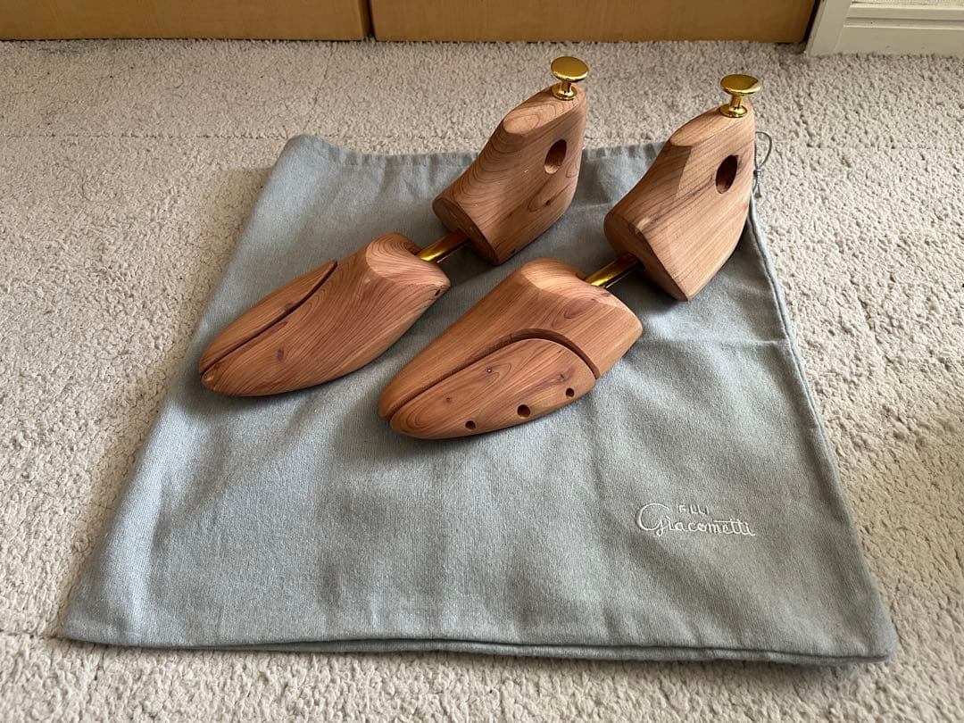 F.LLI Giacometti サイドジップブーツ グレインレザー 40