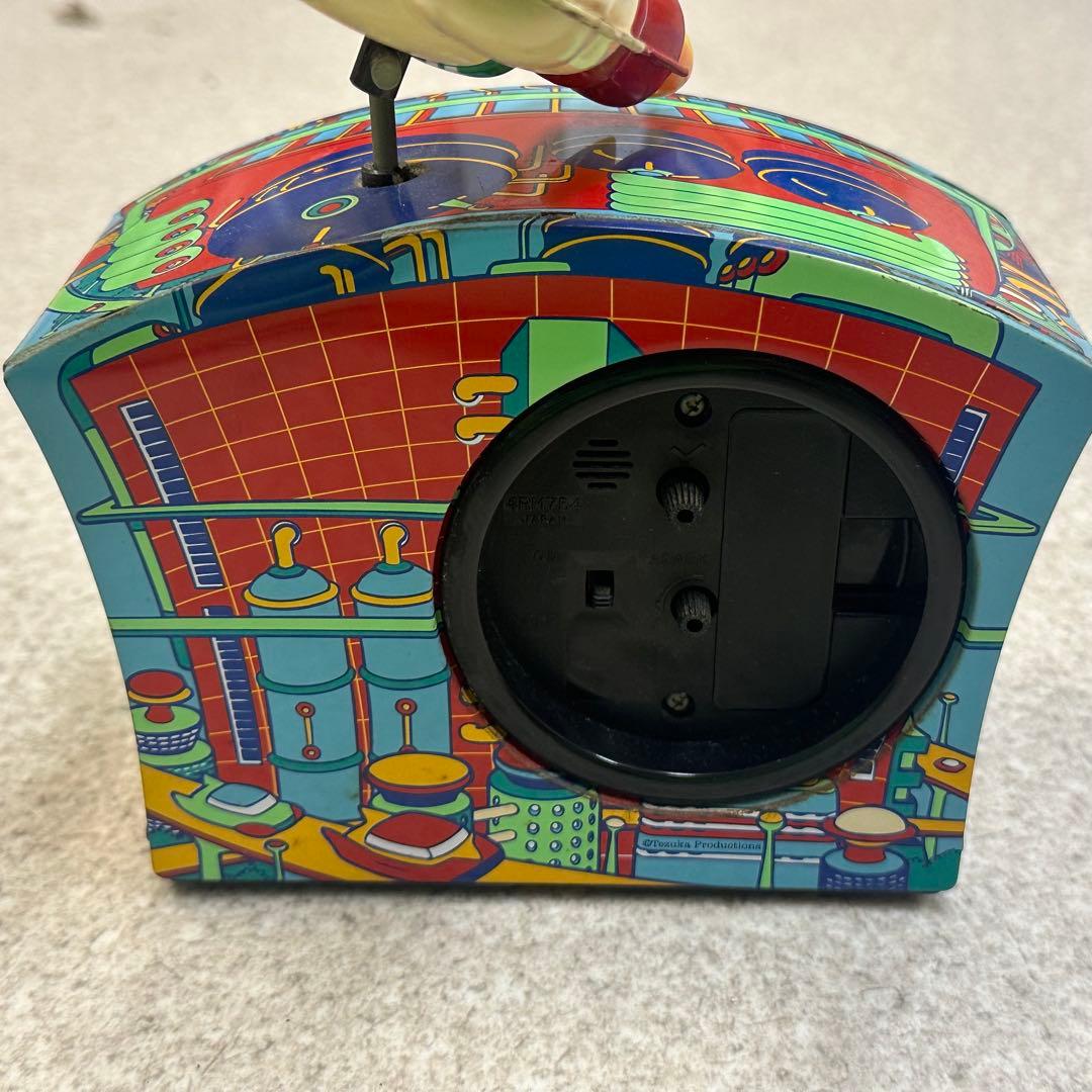 鉄腕アトム オルゴール目覚まし時計 リズム時計ブリキ 限定