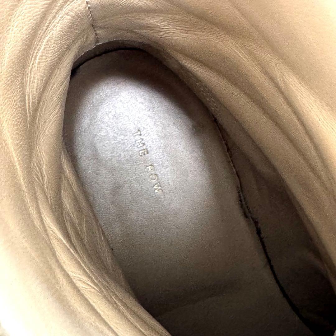 THE ROW ザロウ Zipped Boots ジップブーツ ブラウン