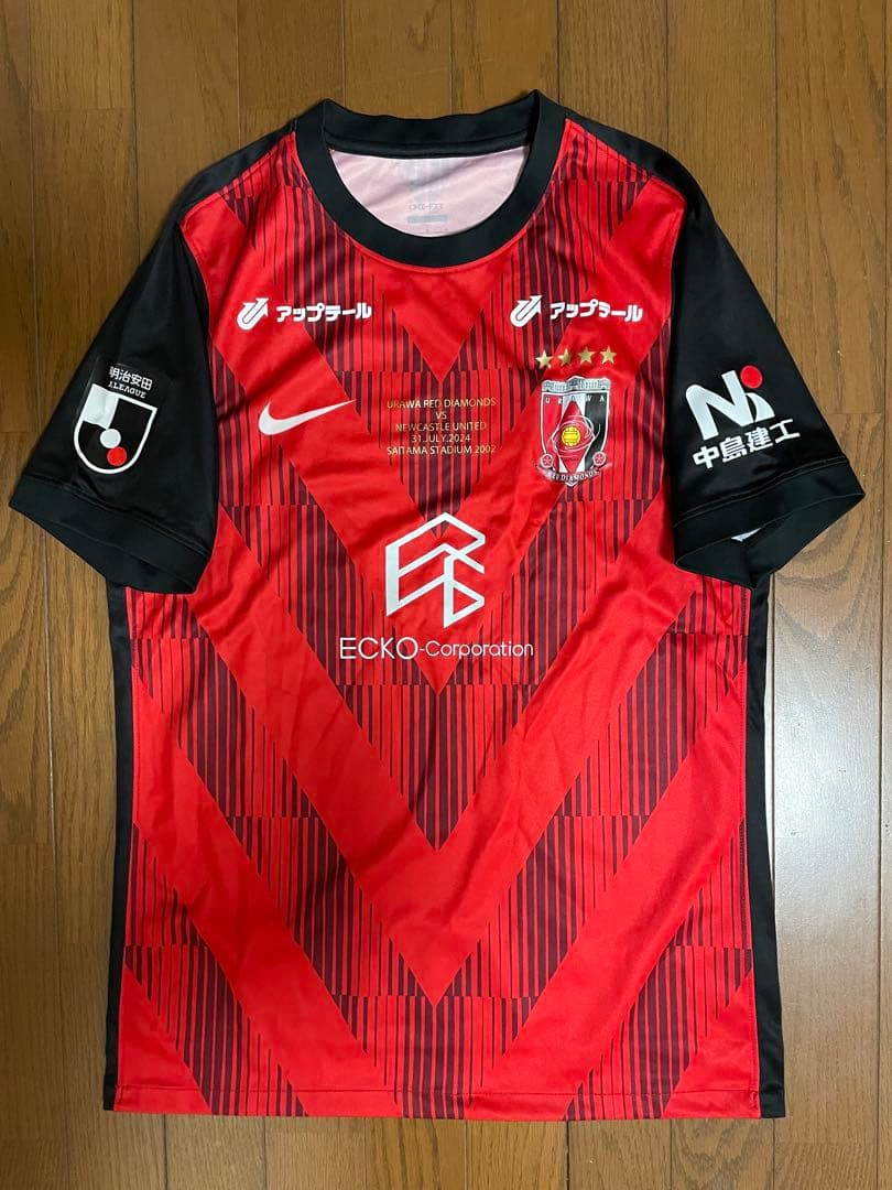 24ss NIKE 浦和レッズ ニューカッスル•ユナイテッド ユニフォーム L