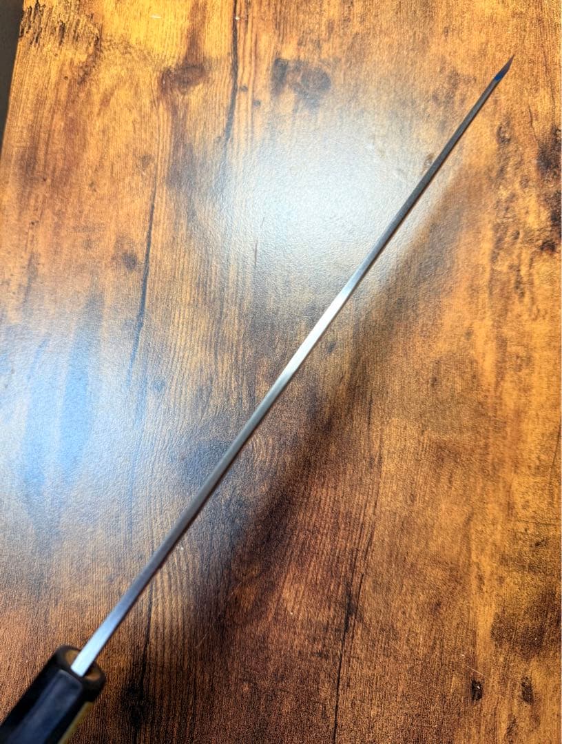 【堺打刃物】刺身 切付　包丁　白ニ鋼　9寸　水牛八角柄 和包丁